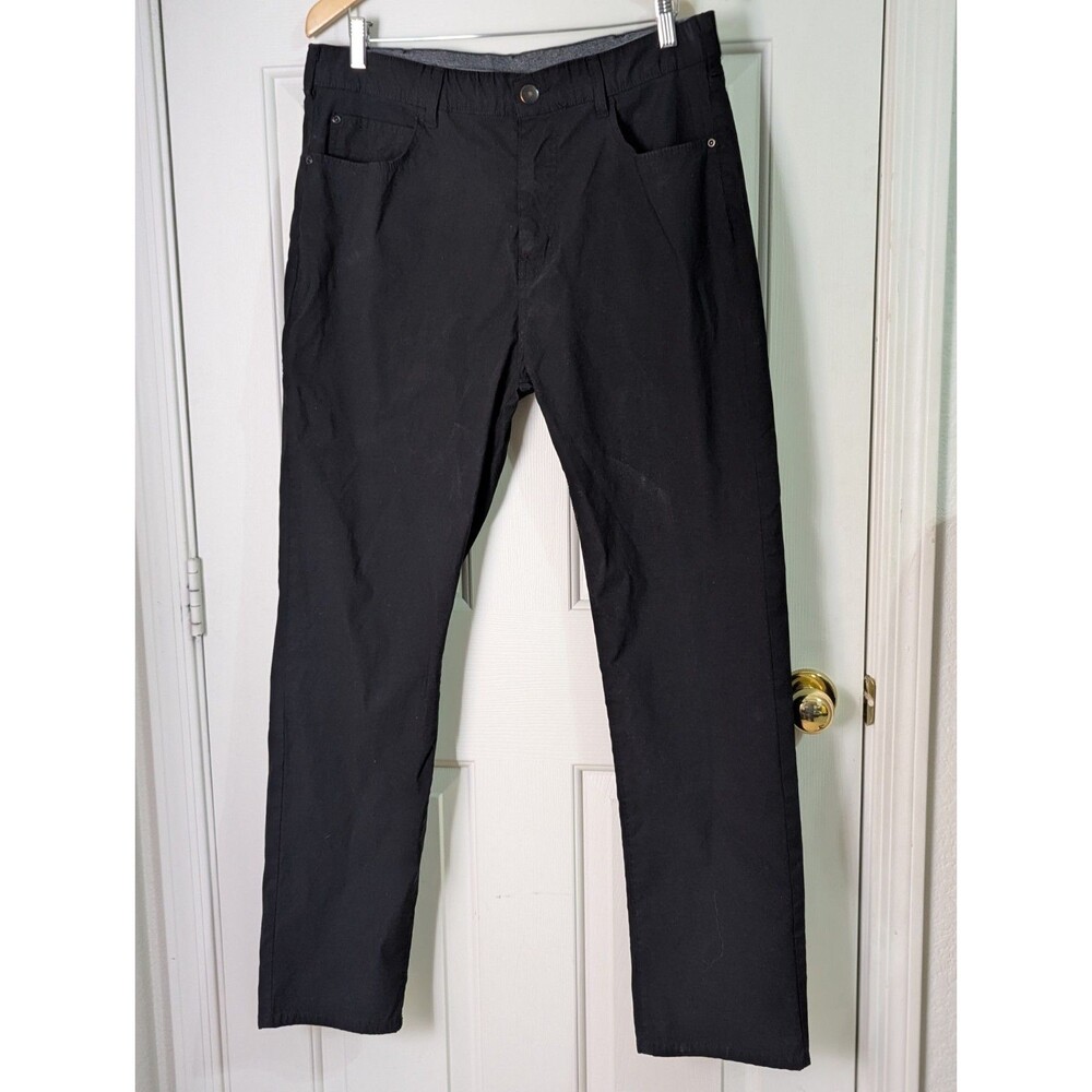 Denali Technical Pants Mens 36x32 Black Nylon Outdoor Hiking Athleisure Gorpcore